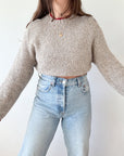 The Oatmeal Speckled Sweater (XL)