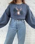 The Slate Blue Elk Crewneck (XXL)