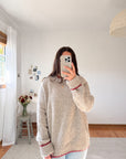 The Oatmeal Speckled Sweater (XL)
