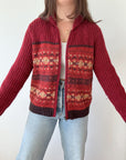 The Pumpkin Pie Cardigan (L)
