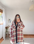 The Spiced Cider Flannel Shacket (XL)