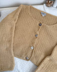 The Corn Cob Cropped Cardigan (S)