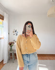The Corn Cob Cropped Cardigan (S)