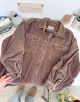 The Pine Cone Corduroy Button Up (XL)