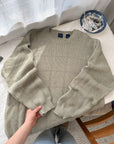The Checkered Sage Sweater (L)