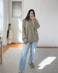 The Checkered Sage Sweater (L)