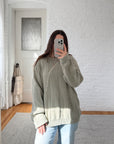 The Checkered Sage Sweater (L)
