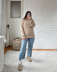 The Tan Twist Sweater (L)