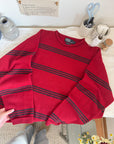 The Apple Jam Polo Striped Sweater (XL)