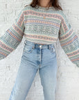 The Pastel Coogi Style Sweater (XL)