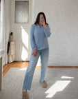 The Sky Blue Speckled Sweater (M)