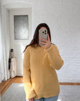 The Sunshine Ribbed Sweater (L)
