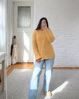The Sunshine Ribbed Sweater (L)