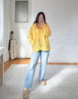The Lemonade Button Snap Cardigan (XL)