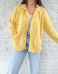 The Lemonade Button Snap Cardigan (XL)