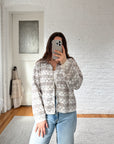The Colorful Zig Zag Sweater (M)