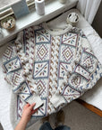 The Abstract Pastel Sweater (XLT)