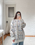 The Abstract Pastel Sweater (XLT)