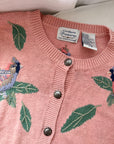 The Pink Birdie Cardigan (L)