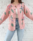 The Pink Birdie Cardigan (L)