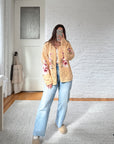 The Creamsicle Floral Cardigan (L)