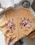 The Creamsicle Floral Cardigan (L)