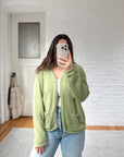 The Leafy Green Button Up (L)