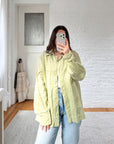 The Matcha Linen Button Up (XL)