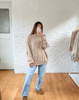 The Tan Square Knit (XL)