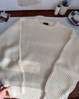 The Steamed Milk Sweater (L)
