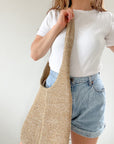 The Coastal Raffia Shoulder Bag