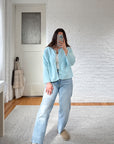 The Mermaid Boxy Button Up (M)