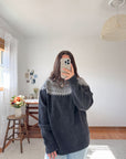 The Gloomy Morning Fair Isle Sweater (L)