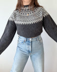 The Gloomy Morning Fair Isle Sweater (L)