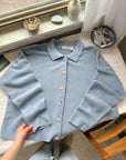 The Periwinkle Boxy Button Up (XL)
