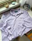 The Lavender Polo Button Up (XL)