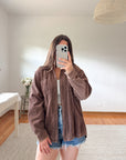 The Cocoa Corduroy Zip Up (M)