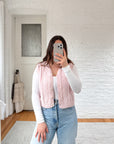 The Pale Pink Sweater Vest (M)