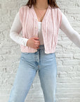 The Pale Pink Sweater Vest (M)