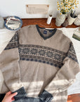 The Porch Swing Fair Isle Sweater (M)