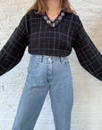 The Coffehouse V Neck Sweater (L)