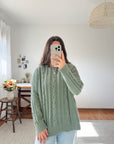 The Lawn Cable Knit Sweater (L)