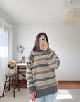 The Gravel Road Striped Sweater (L)