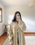 The Denim Collar Button Up (XL)