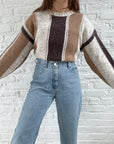 The Brewed Coffee Striped Sweater (L)