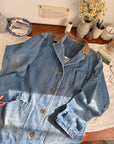 The Denim Barn Trench Coat (M)