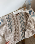 The Granola Pattern Sweater (M)