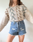 The Granola Pattern Sweater (M)