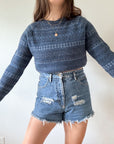 The Blue Pattern Sweater (M)