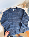 The Blue Pattern Sweater (M)